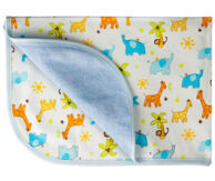 Двусторонняя непромокаемая пеленка Африка (трикотаж)