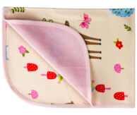 Двусторонняя непромокаемая пеленка Лесные звери (трикотаж)