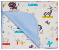 Двусторонняя непромокаемая пеленка Звери Африки (трикотаж)