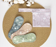 Набор хлопковых гигиенических прокладок с сумочкой, размер S (ежедневные)