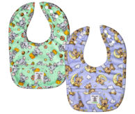 Набор нагрудников Трусишка Медвежонок и мышка, 2 шт.