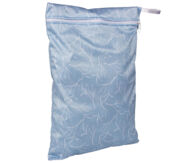 Непромокаемая сумочка Листья на голубом (классика)