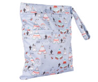 Непромокаемая сумочка Вигвамы на сером