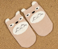 Носочки объемные Бежевый Тоторо