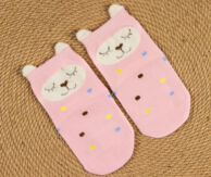 Носочки объемные Розовая кошечка