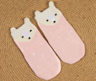 Носочки объемные Розовая лиса