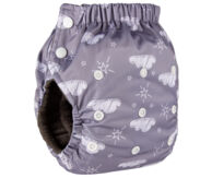 Подгузники-трусики Трусишка Облака на сером