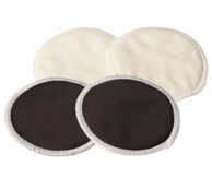 Прокладки для груди Классика Черные (бамбук), 4 шт.