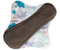 Прокладки ежедневные Эрго Пазлы (плюш) бамбук-уголь