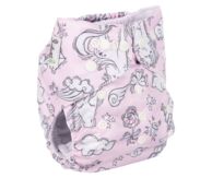 Трусишка Бортики Единорог на розовом (микрозамша)