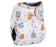 Трусишка Бортики Коты (бамбук-уголь)