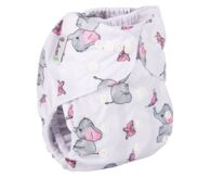 Трусишка Бортики Слоник и бабочка (микрозамша)