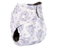 Трусишка Бортики Слоник в короне (бамбук-уголь)