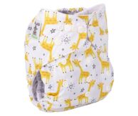 Трусишка Бортики Желтые жирафы (микрозамша)