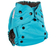 Трусишка Элит Голубой + вкладыш (5 слоев бамбук-уголь)