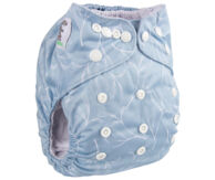 Трусишка Классика Листья на голубом (микрозамша)