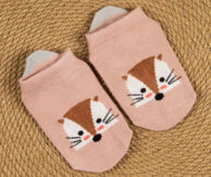 Укороченные носочки Лисичка