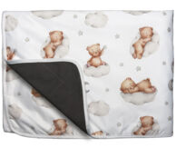 Впитывающая пеленка Медвежонок (бамбук-уголь) 100x145