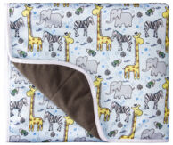 Впитывающая пеленка Голубая Африка (бамбук-уголь) 70*120