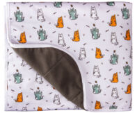 Впитывающая пеленка Коты (бамбук-уголь) 70*120