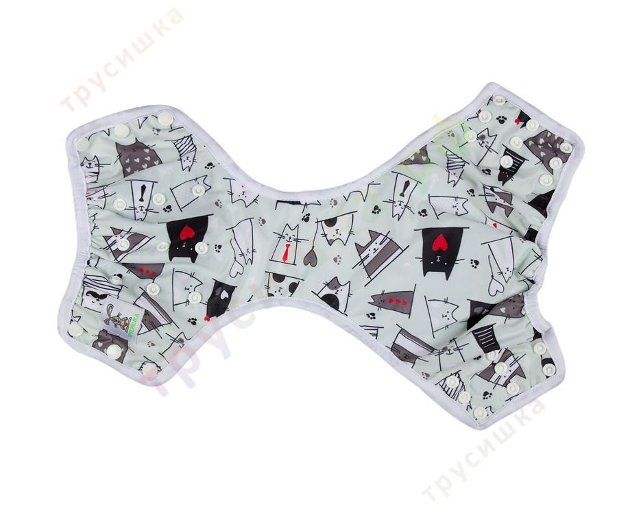 Бамбуковые трусики Полосатый кот (классика)