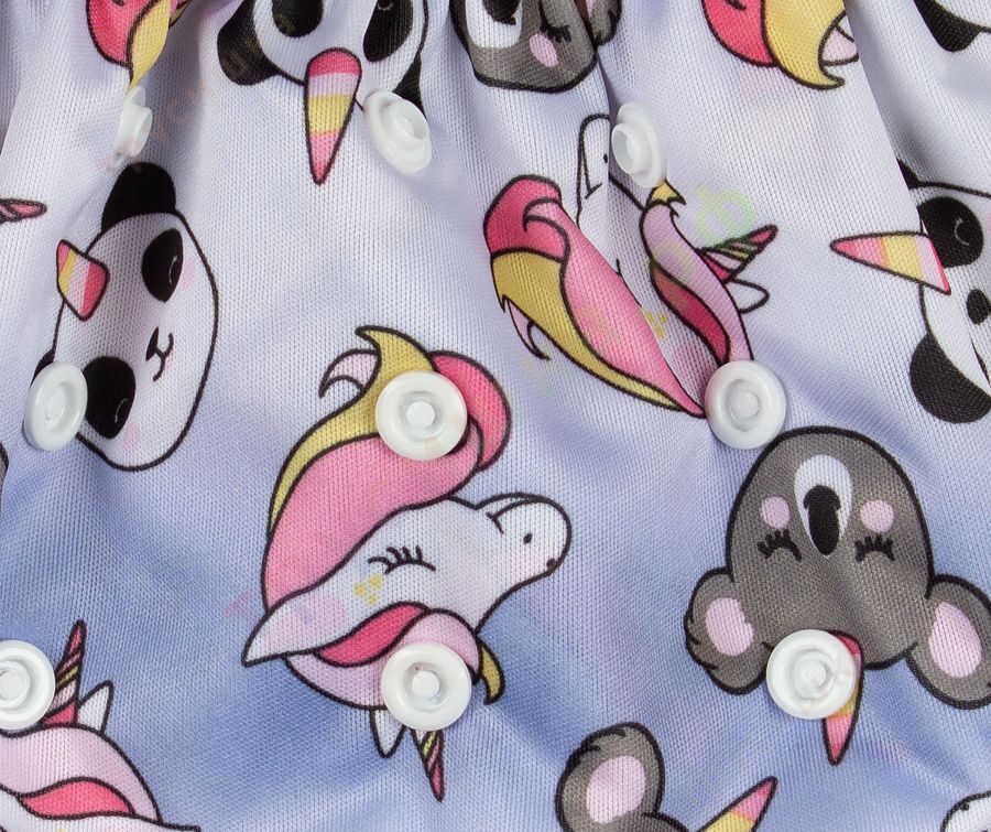 Бамбуковые трусики Зверята-единороги (классика)