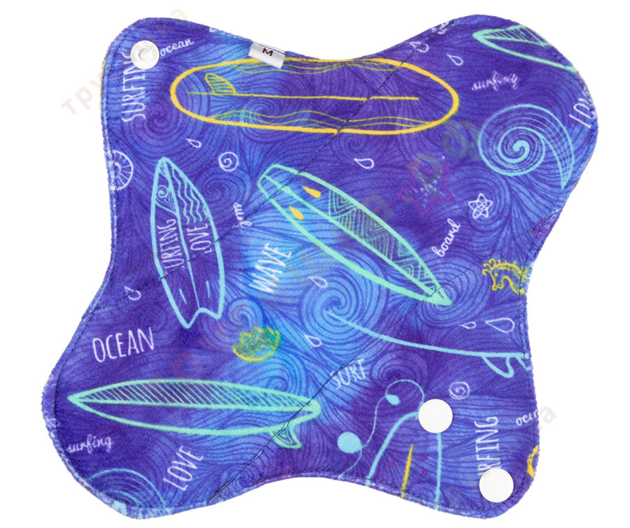 Дневные гигиенические прокладки Синие волны