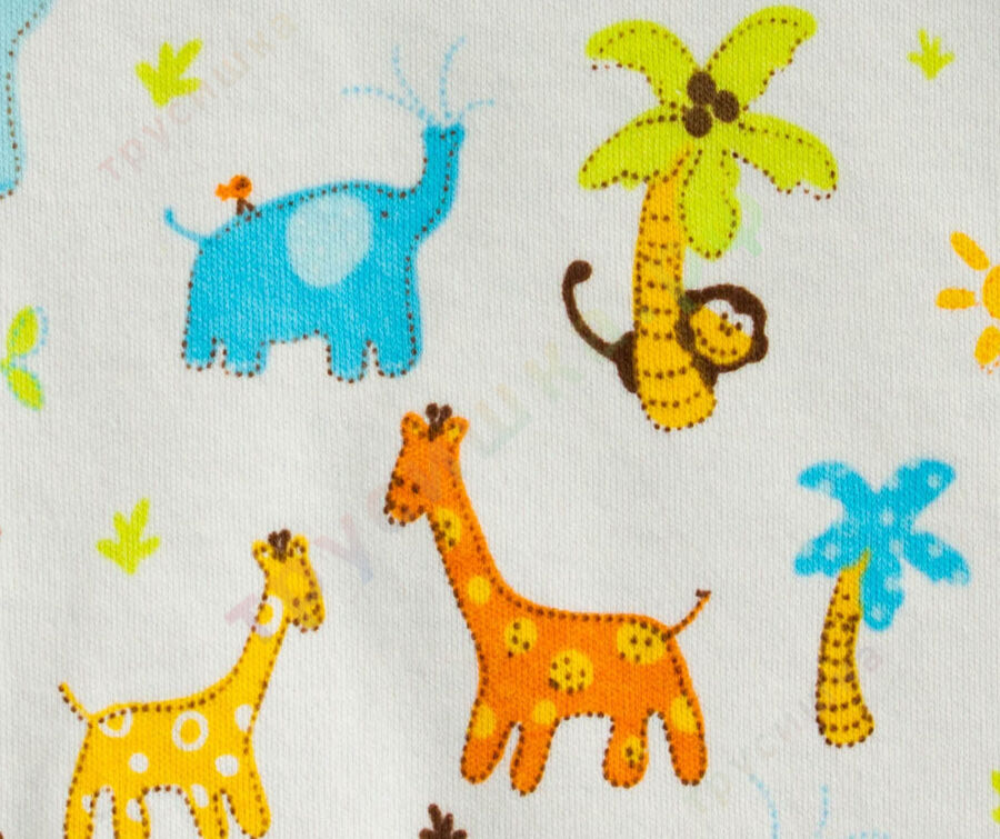 Двусторонняя непромокаемая пеленка Африка (трикотаж)