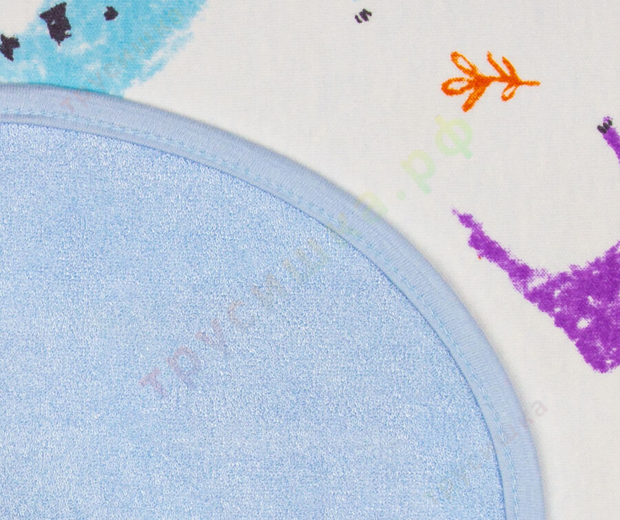 Двусторонняя непромокаемая пеленка Динозавры (трикотаж)