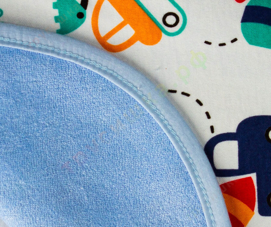 Двусторонняя непромокаемая пеленка Строительные машины (трикотаж)