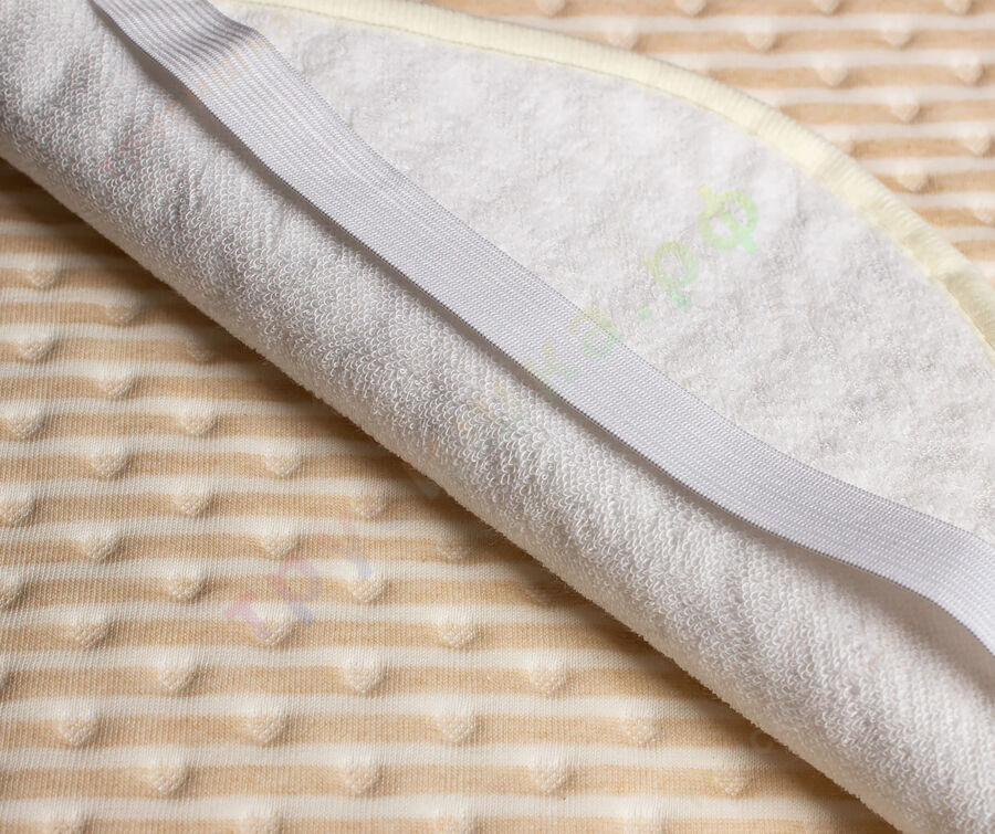 Хлопковая впитывающая пеленка с резинками / Наматрасник 70*120