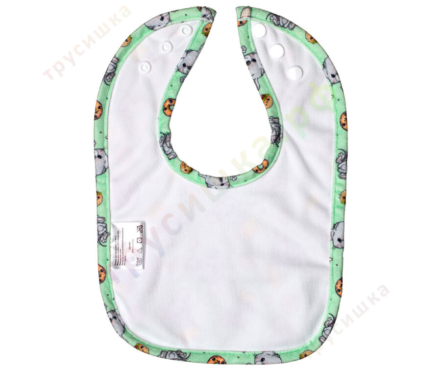 Набор нагрудников Трусишка Медвежонок и мышка, 2 шт.