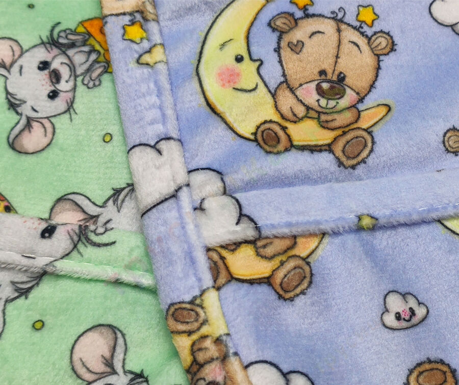 Набор нагрудников Трусишка Медвежонок и мышка, 2 шт.