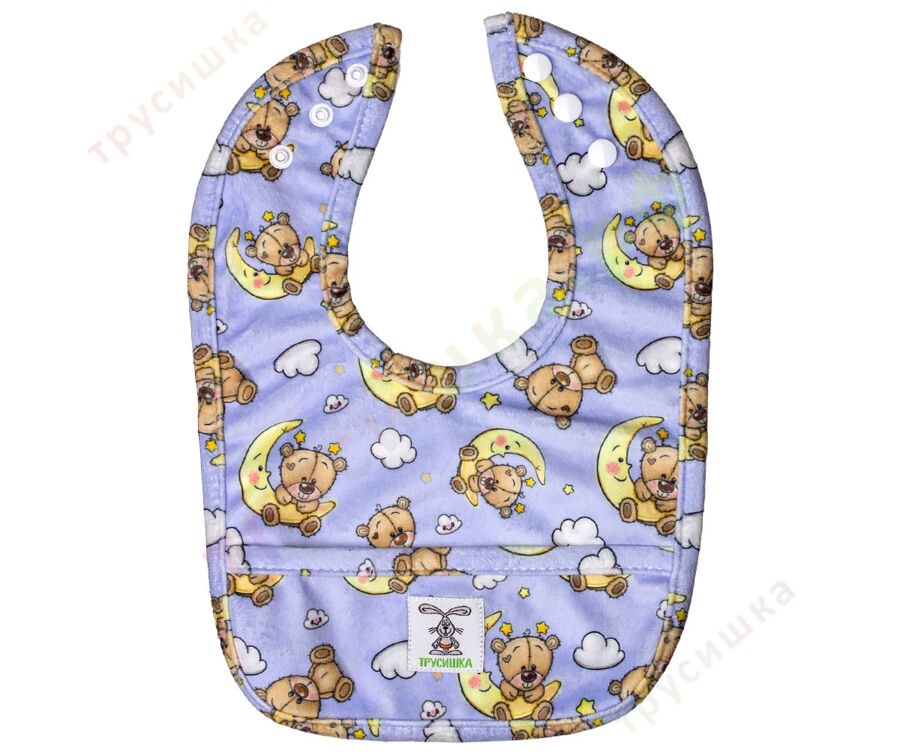 Набор нагрудников Трусишка Медвежонок и мышка, 2 шт.