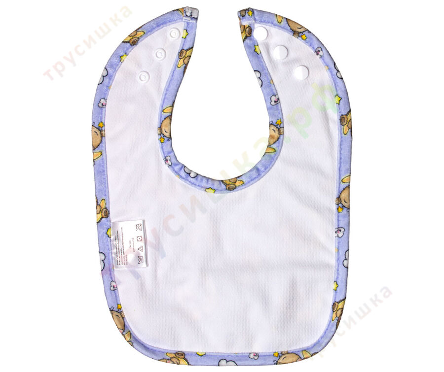 Набор нагрудников Трусишка Медвежонок и мышка, 2 шт.