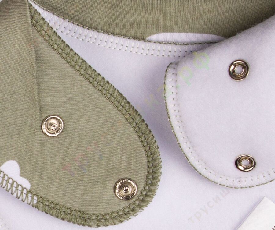 Набор слюнявчиков-бандан Лиса-йог и облака, 2 шт.