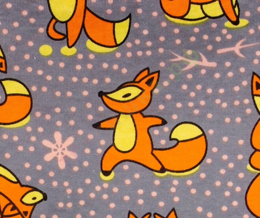 Набор слюнявчиков-бандан Лиса-йог и облака, 2 шт.