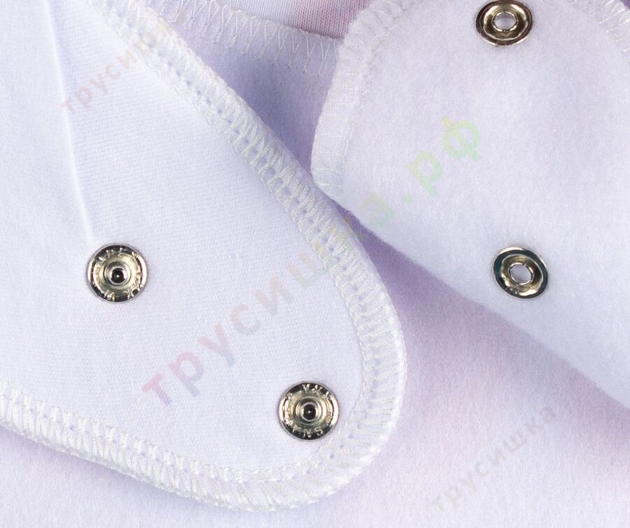 Набор слюнявчиков-бандан Зайчики на белом, 2 шт.