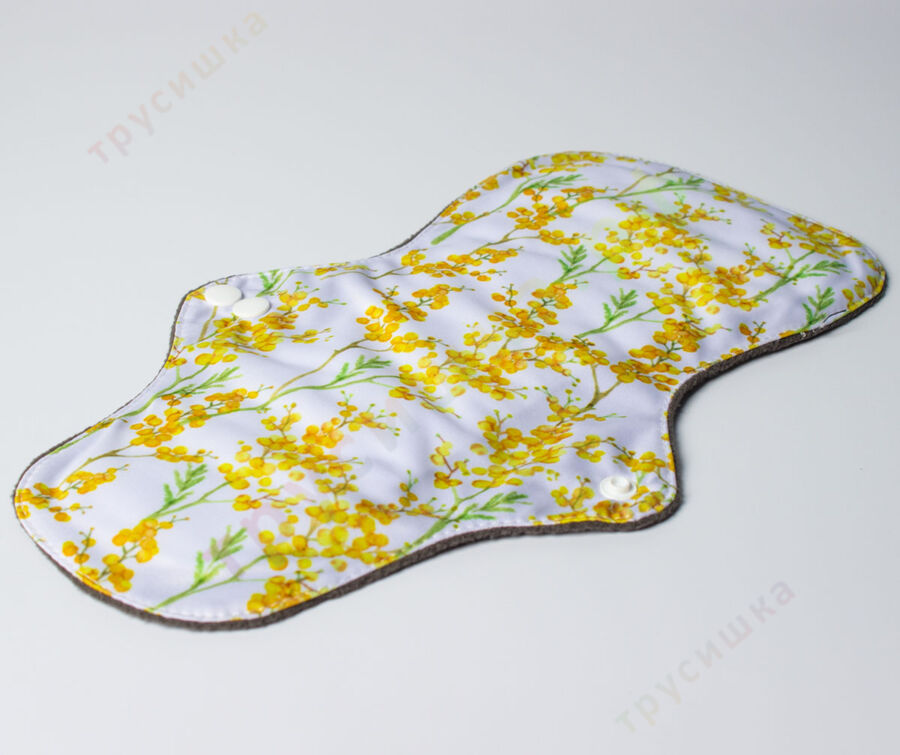 Ночные гигиенические прокладки (анатомическая форма) Мимоза