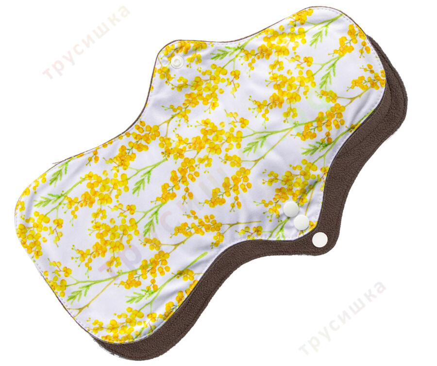 Ночные гигиенические прокладки (анатомическая форма) Мимоза