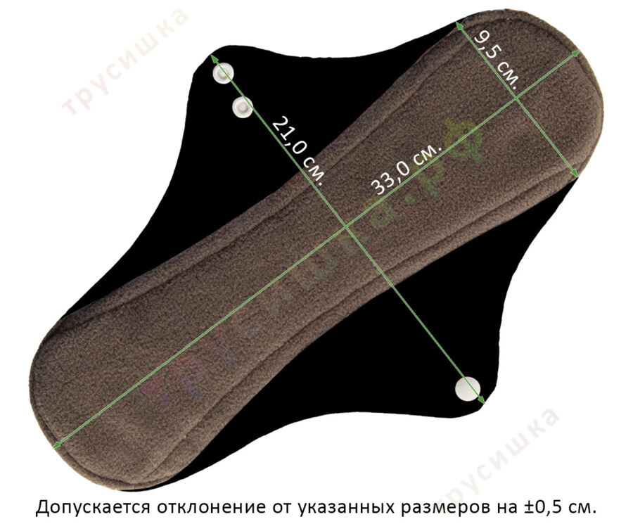 Ночные гигиенические прокладки Синие волны