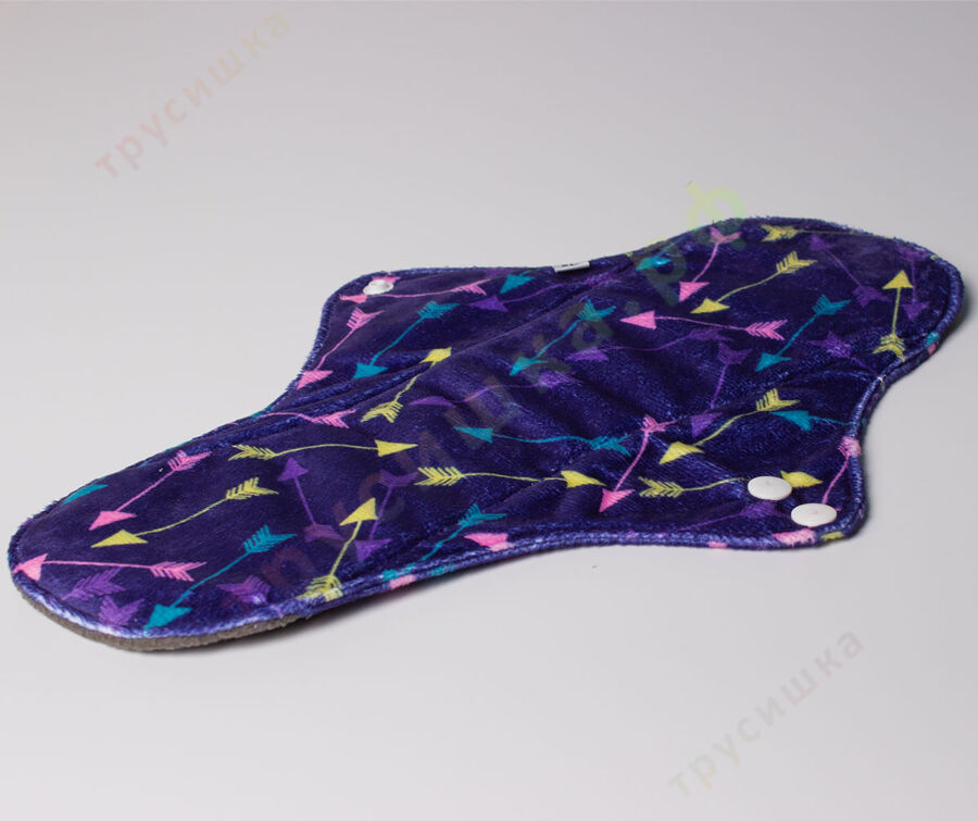 Ночные гигиенические прокладки Стрелы на фиолетовом