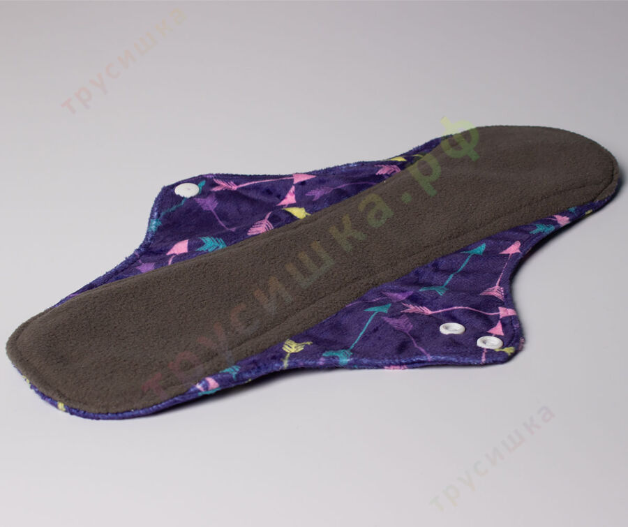 Ночные гигиенические прокладки Стрелы на фиолетовом