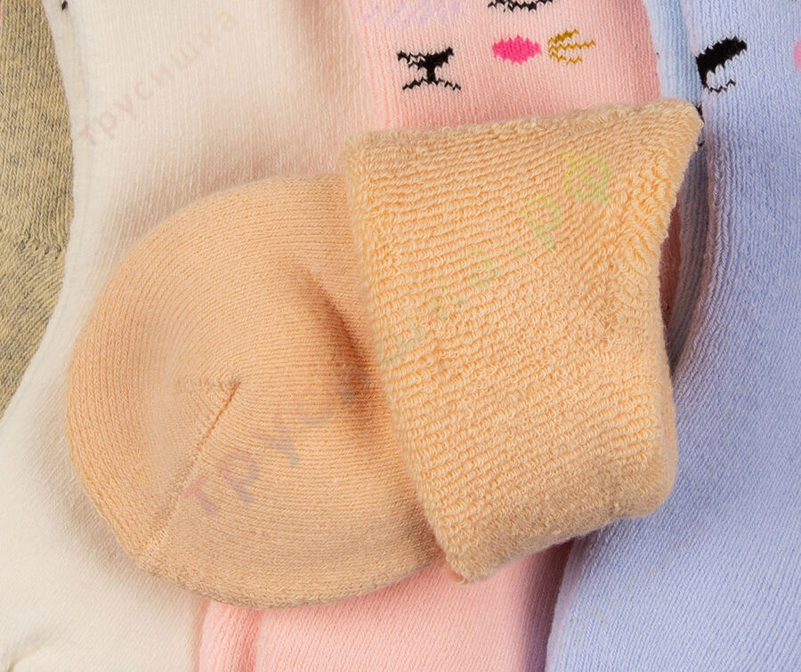 Носочки махровые Набор 4 (комплект 5 шт)