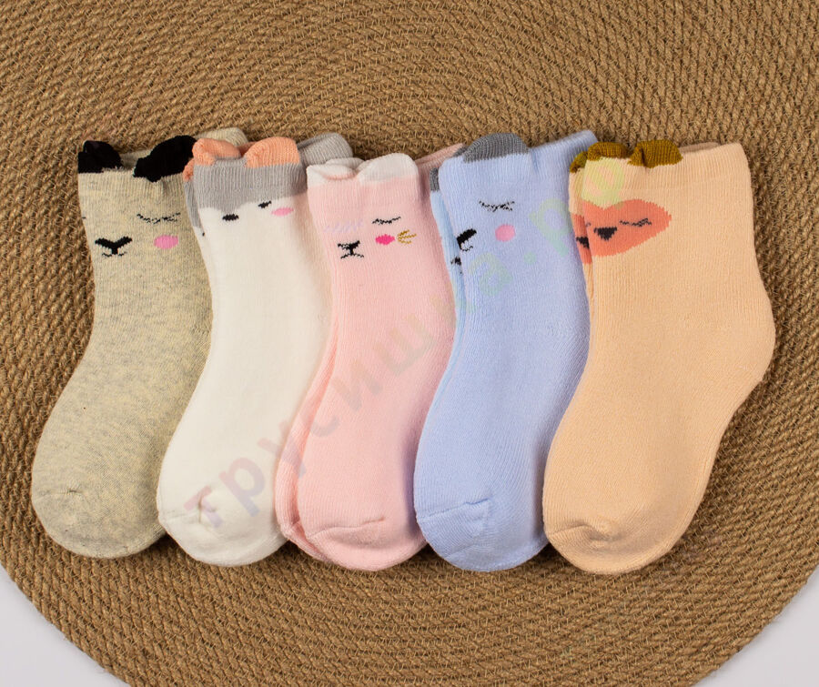 Носочки махровые Набор 4 (комплект 5 шт)