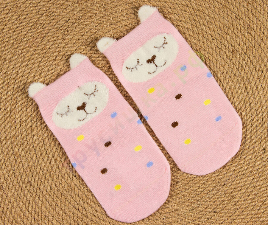 Носочки объемные Розовая кошечка