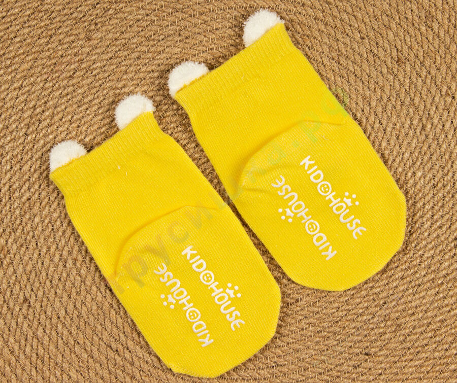 Носочки объемные Желтая собачка