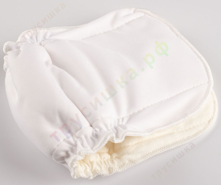 Пятислойный вкладыш в тренировочные трусики бамбуковый трикотаж/мембрана 