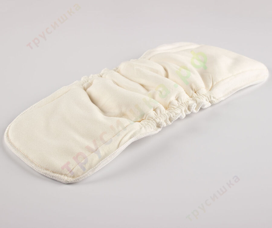 Пятислойный вкладыш в тренировочные трусики бамбуковый трикотаж/мембрана 