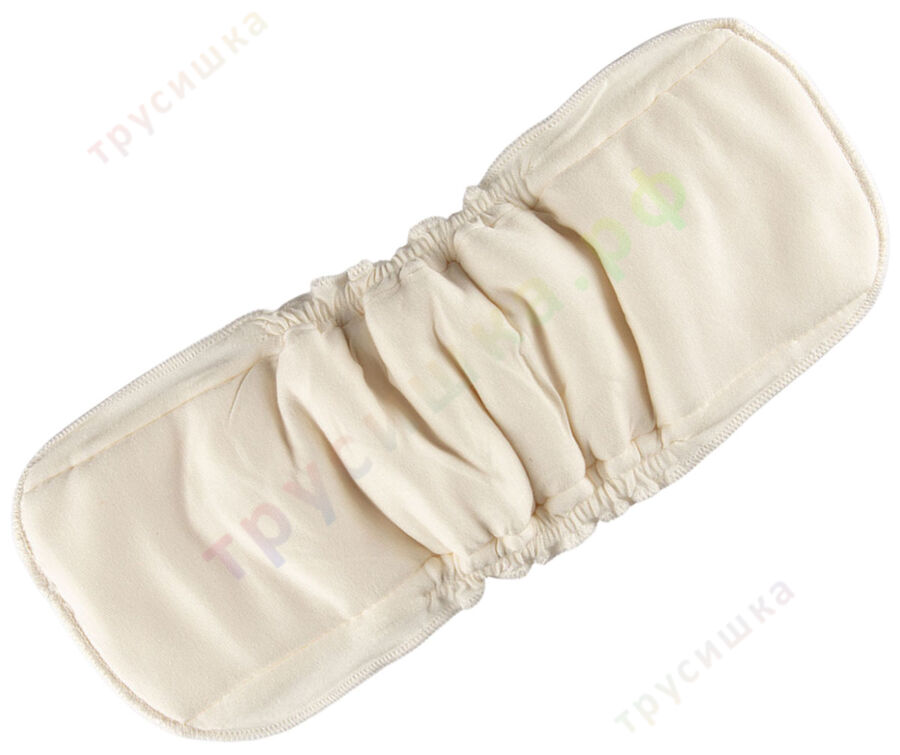 Пятислойный вкладыш в тренировочные трусики бамбуковый трикотаж/мембрана 